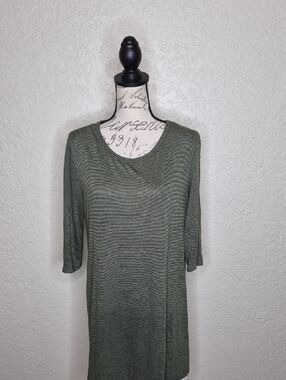 American City Wear Striped Dress/Tunic Top Size X-Large